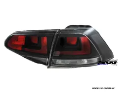 SW Rückleuchten für VW Golf 7 Typ AU 12-16 black / RED