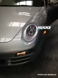 SW-Ltube Xenon Scheinwerfer für Porsche 911 997 04-08 LED Standlicht chrom