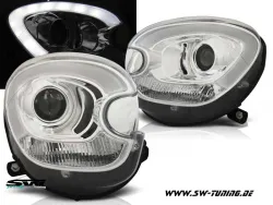 SW-LTube Scheinwerfer für Mini Countryman R60 10-14 LED Lighttube Standlicht chrom