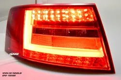 SW-Celi LED taillights suitable for Audi A6 4F Sedan 04-08 red clear Lightbar for 6Pin Series blubs