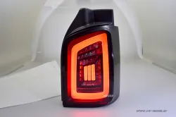 SW-Celi LED Rückleuchten für VW T5 Typ 7H 7E 05-15 Black/smoke RED-Lightbar