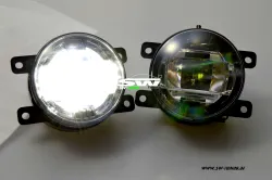 SW LED Nebelscheinwerfer schwarz für Ford Suzuki Renault Opel Peugeot Nissan Dacia Citroen Porsche