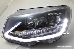 SW-DRLTube Scheinwerfer für VW T6 Typ SG 16-20 LED Tagfahrlicht Lighttube black