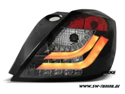 SW-Celi LED Rückleuchten für Opel Astra H GTC 3Türer 05-10 black/clear Lightbar