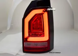 SW-Celi LED Rückleuchten für VW T6 Typ SG 16-20 Heckklappe red/clear mit Wischblinker