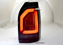 SW-Celi LED Rückleuchten für VW T6 Typ SG 16-20 Heckklappe red/smoke mit Wischblinker