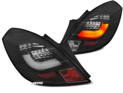 SW-Celis LED Rückleuchten Opel Corsa D 06-14 3Türer Black/clear Lightbar