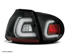 SW-Celi LED Rückleuchten für VW Golf 5 03-09 White-Lightbar black/clear