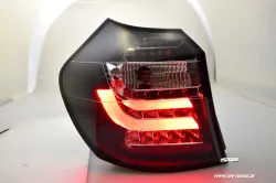 SW-Celi LED Rückleuchten BMW 1er E87/E81 LCI 08-11 Black/clear Lightbar