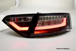 SW-Celi LED Rückleuchten für Audi A5 Cabrio 8F / Coupe 8T3 07-11 Black/clear Lightbar 2Türer