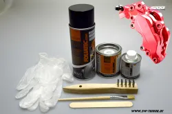 Bremssattel Lack-Set rot racing rosso glänzend 7 teilig Foliatec 575ml (1l/52,09EUR)