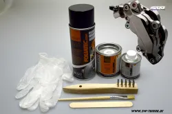 Bremssattel Lack-Set carbon metallic 7 teilig Foliatec 575ml (1l/52,09EUR)