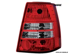 SW Klarglas Rückleuchten für VW Golf 4 Variant / Bora Variant 97-06 red/clear