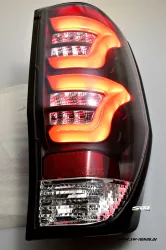 SW-Celi LED Rückleuchten für Ford Ranger TKE 12-22 Black RED-Lightbar