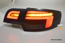 SW-Celi LED Rückleuchten für Audi A3 8PA 03-08 Sportback Lightbar LED Wischblinker Black/smoke