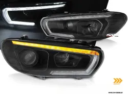SW-DRLTube Xenon Scheinwerfer VW Scirocco III Typ 13 08-14 LED-TFL dynamischen LED Blinker black