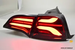 SW-Celi LED Rückleuchten passend für Tesla Model 3 Typ 003 17-24 / Model Y 21-24 BLACK/smoke Lightbar