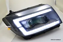 SW-DRLTube Scheinwerfer für VW Crafter II Typ SY SZ / MAN TGE 17-22 LED TFL Lightbar black