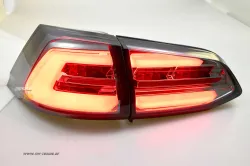 SWCeli LED taillights suitable for VW Golf 7 Variant estate 13-17 smoke LED wiping indicators