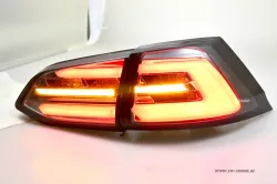 SWCeli LED taillights suitable for Golf 7.5 facelift stationwagen 18-20 smoke LED wipe indicators for OE LED